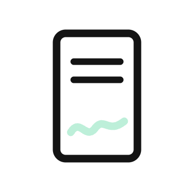 Cost per signed case icon